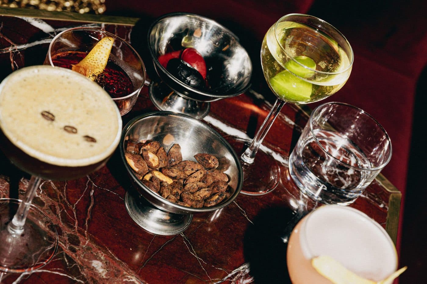Cocktails and Italian bar snacks at a new Mexico City restaurant